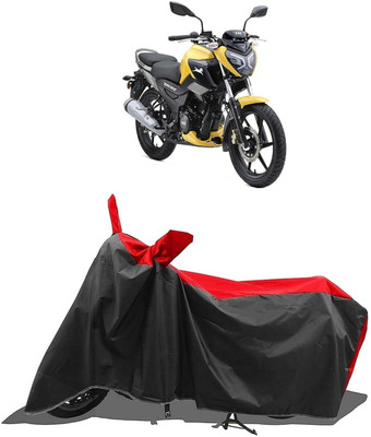 KEDIT Two Wheeler Cover for TVS(Raider, Red, Black)