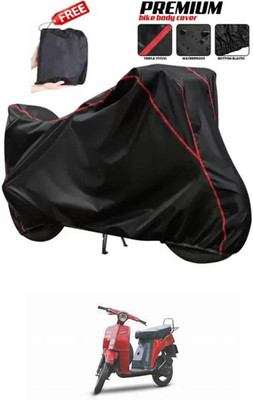 DeepShakshi AUTOMOTIVE Two Wheeler Cover for Bajaj(Sunny, Black)