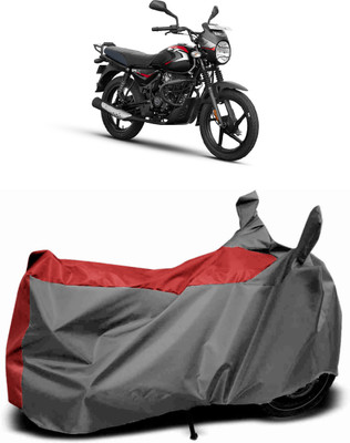 MMSSTAR Waterproof Two Wheeler Cover for Bajaj(CT100, Red, Grey)