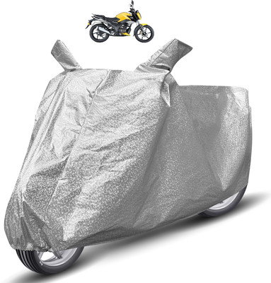 MOCKHE Waterproof Two Wheeler Cover for TVS(Raider, Silver)