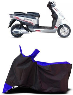 VESMEI Two Wheeler Cover for Hero(Electric NYX e5 BS6, Blue)