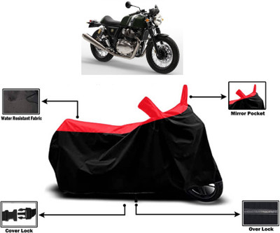 KEDIT Two Wheeler Cover for Royal Enfield(Continental GT, Red)