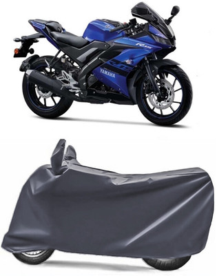 AUCTIMO Two Wheeler Cover for Yamaha(R15 V3, Multicolor)