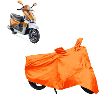 ROYAL AUTO MART Two Wheeler Cover for Mahindra(Gusto 125, Orange)