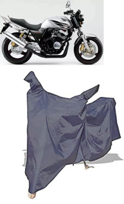 Amexride Two Wheeler Cover for Honda(CB 400, Grey)