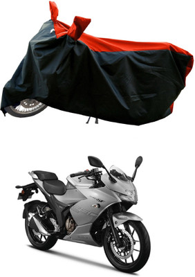 DeepShakshi AUTOMOTIVE Waterproof Two Wheeler Cover for Suzuki(Gixxer SF 250, Red)