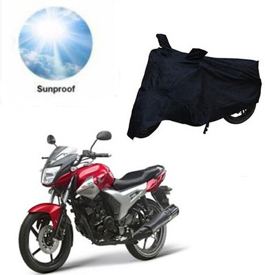 MMSSTAR Waterproof Two Wheeler Cover for Yamaha(SZ X, Black)