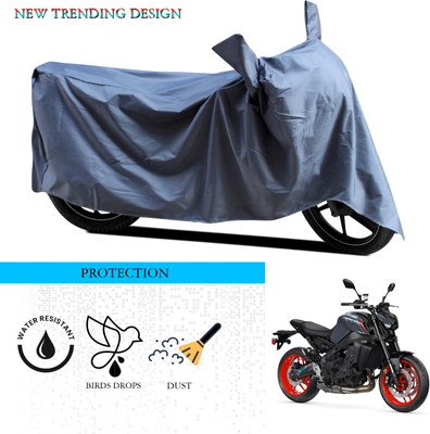 ANTHUB Waterproof Two Wheeler Cover for Yamaha(MT 09, Grey)