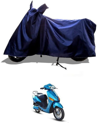 KEDIT Two Wheeler Cover for Hero(Electric Optima, Blue)