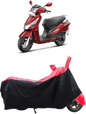 KEDIT Two Wheeler Cover for Hero(Duet 125CC, Red, Black)