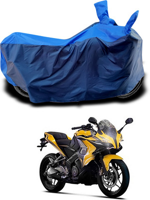 Aoriyon Two Wheeler Cover for Bajaj(Pulsar SS400, Blue)