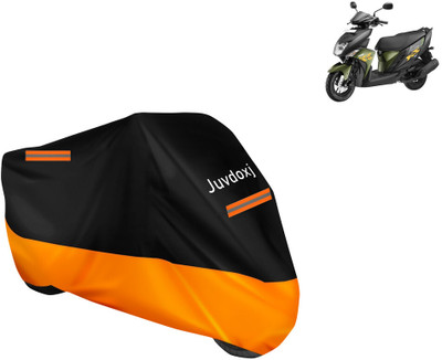 Juvdoxj Waterproof Two Wheeler Cover for Yamaha(Cygnus Ray ZR BS6, Orange)