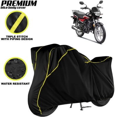 kerwa Waterproof Two Wheeler Cover for Honda(CD 110 Dream, Black, Yellow)