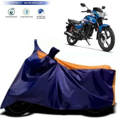 ma collections Waterproof Two Wheeler Cover for Honda(SP 125, Orange, Blue)