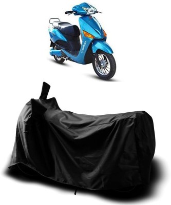 KEDIT Two Wheeler Cover for Hero(Electric Optima DX BS6, Black)