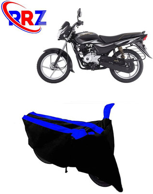 RRZ Waterproof Two Wheeler Cover for Bajaj(Platina, Black, Blue)