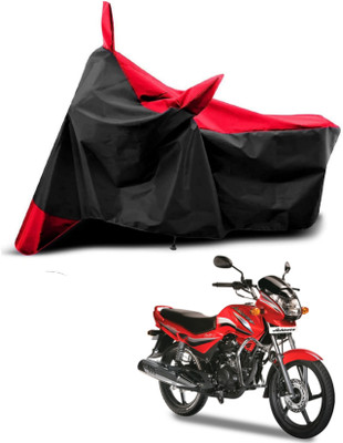 DeepShakshi AUTOMOTIVE Two Wheeler Cover for Hero(Achiever, Red, Black)