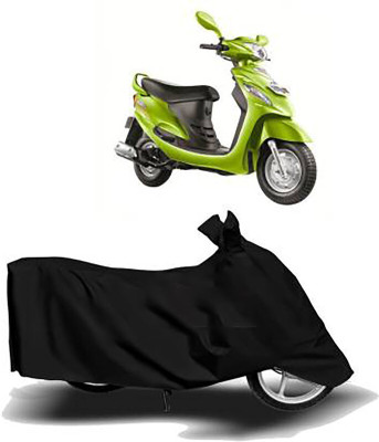 MWBB Waterproof Two Wheeler Cover for Mahindra(Rodeo RZ, Black)