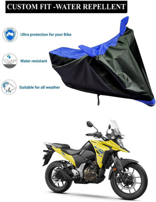 GOSHIV-car and bike accessories Waterproof Two Wheeler Cover for Suzuki(Blue)