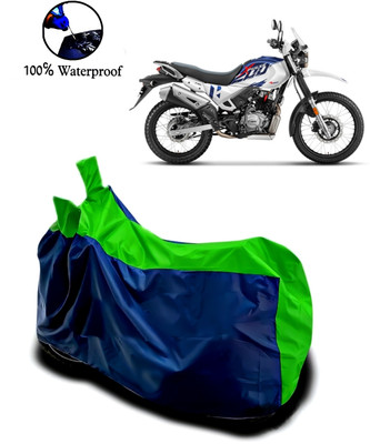 Autofly Waterproof Two Wheeler Cover for Hero(Xpulse 200T, Blue, Green)