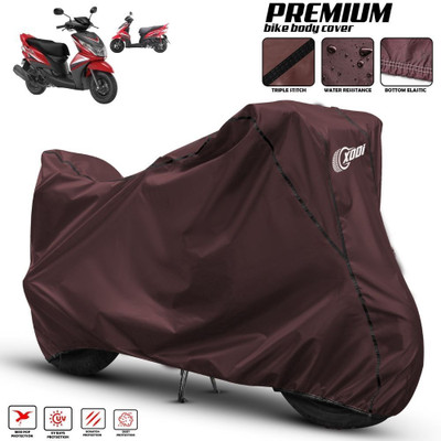 xodi Waterproof Two Wheeler Cover for Yamaha(Ray Z, Maroon, Black)