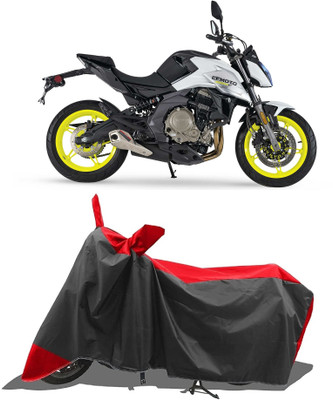 SPECTUS Two Wheeler Cover for CFMoto(650 NK BS6, Red)
