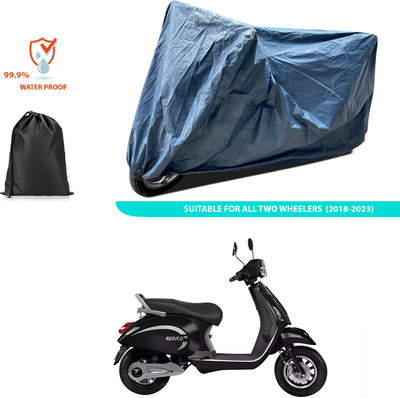 GOSHIV-car and bike accessories Waterproof Two Wheeler Cover for PURE EV(Blue)