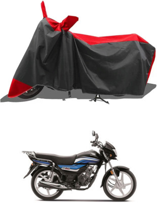 RAQTRO Two Wheeler Cover for Honda(CD 110 Dream, Red, Black)