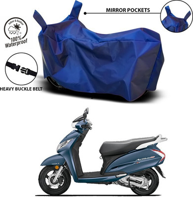 SEBONGO Waterproof Two Wheeler Cover for Honda(Activa 125, Blue)