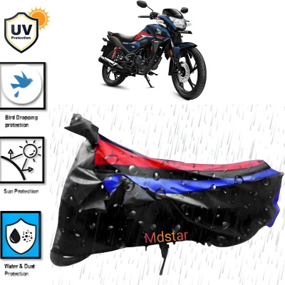 Mdstar Waterproof Two Wheeler Cover for Honda(SP 125, Black)
