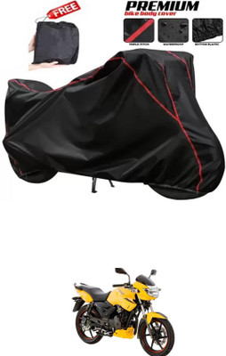 DeepShakshi AUTOMOTIVE Two Wheeler Cover for TVS(Apache 150, Black)