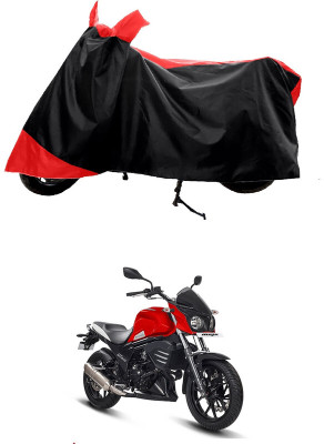 GROFATIK Two Wheeler Cover for Mahindra(Mojo, Red)