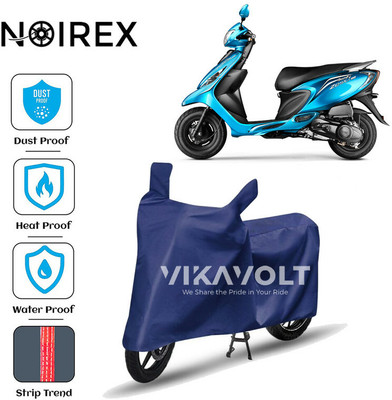 NOIREX Waterproof Two Wheeler Cover for TVS(Zest, Blue)