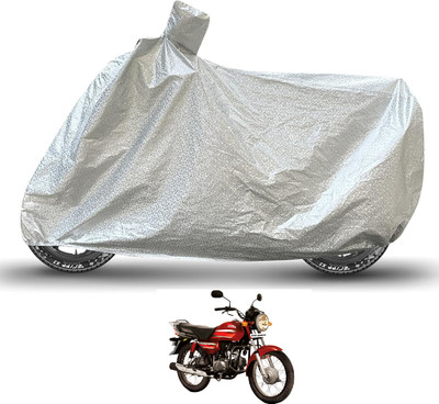 Caronix Waterproof Two Wheeler Cover for Hero(CD Dawn, Silver)