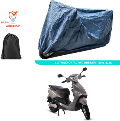 CODOKI Waterproof Two Wheeler Cover for Hero(Electric Optima BS6, Blue)