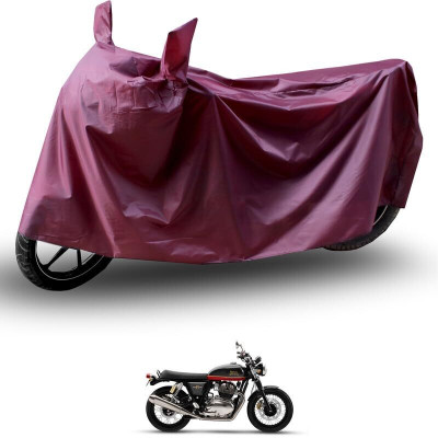 KANISHA ENTERPRISES Waterproof Two Wheeler Cover for Royal Enfield(Interceptor 650, Maroon)