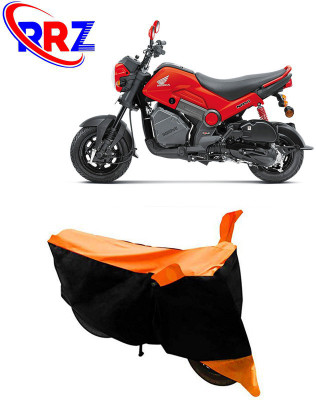 RRZ Waterproof Two Wheeler Cover for Honda(Navi, Black, Orange)