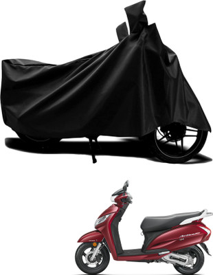KEDIT Two Wheeler Cover for Universal For Bike(Activa 125, Black)