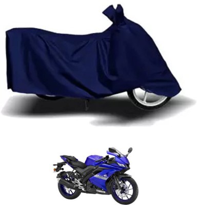 RONISH Waterproof Two Wheeler Cover for Yamaha(YZF R15 V3.0, Blue)