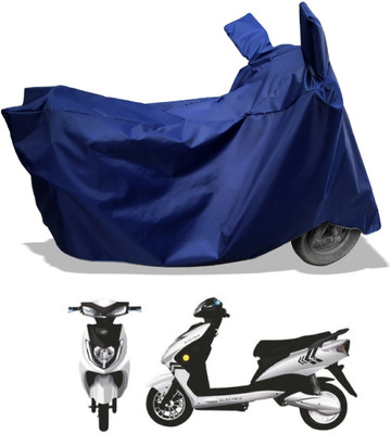 Amexride Two Wheeler Cover for Kinetic(Zing, Blue)