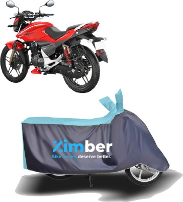 ZIMBER Two Wheeler Cover for Hero(Xtreme Sports, Blue, Grey)