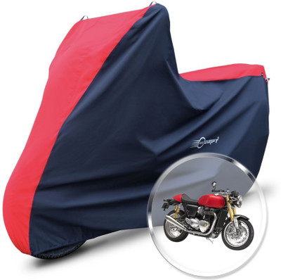 Neodrift Two Wheeler Cover for Triumph(Thruxton 1200 R, Red, Black)