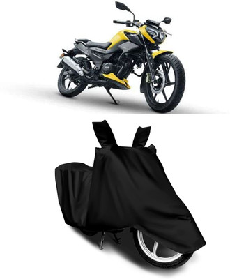 smwzxyu Waterproof Two Wheeler Cover for TVS(RC125 BS6, Black)
