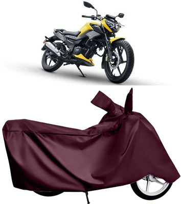 SK AUTO Waterproof Two Wheeler Cover for TVS(Apache RTR 180, Maroon)