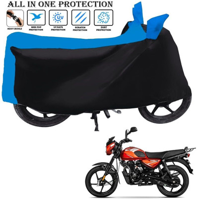 AUTOCAD Waterproof Two Wheeler Cover for Bajaj(CT110, Black, Blue)