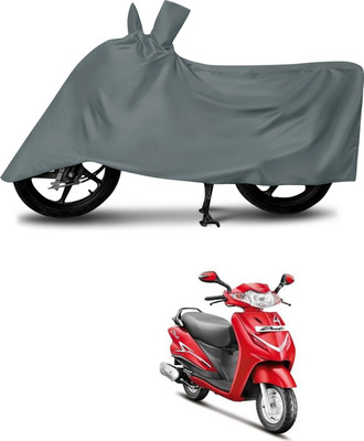 aosis Waterproof Two Wheeler Cover for Hero(Duet LX 110CC, Grey)