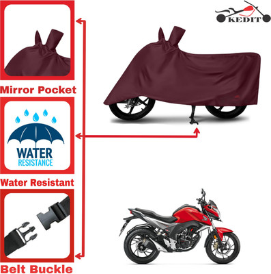 KEDIT Two Wheeler Cover for Honda(CB Hornet 160R, Maroon)