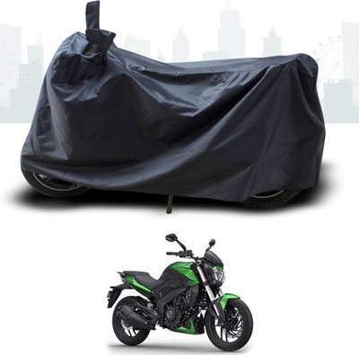 DeepShakshi AUTOMOTIVE Two Wheeler Cover for Bajaj(Dominar 400, Black)
