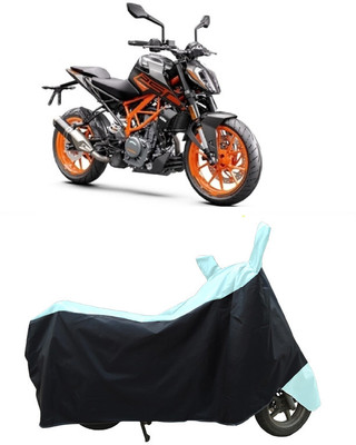 Coxtor Waterproof Two Wheeler Cover for KTM(250 Duke, White)