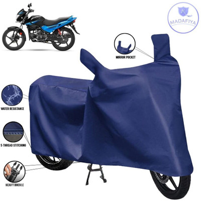 MADAFIYA Waterproof Two Wheeler Cover for Hero(Glamour, Blue)